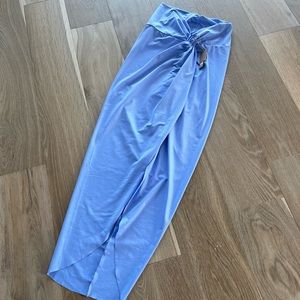 SKIMS swim sarong skirt periwinkle medium NWT